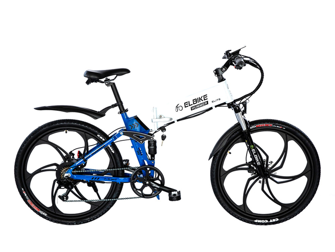 Электровелосипед Elbike Hummer Elite 13 (Синий)